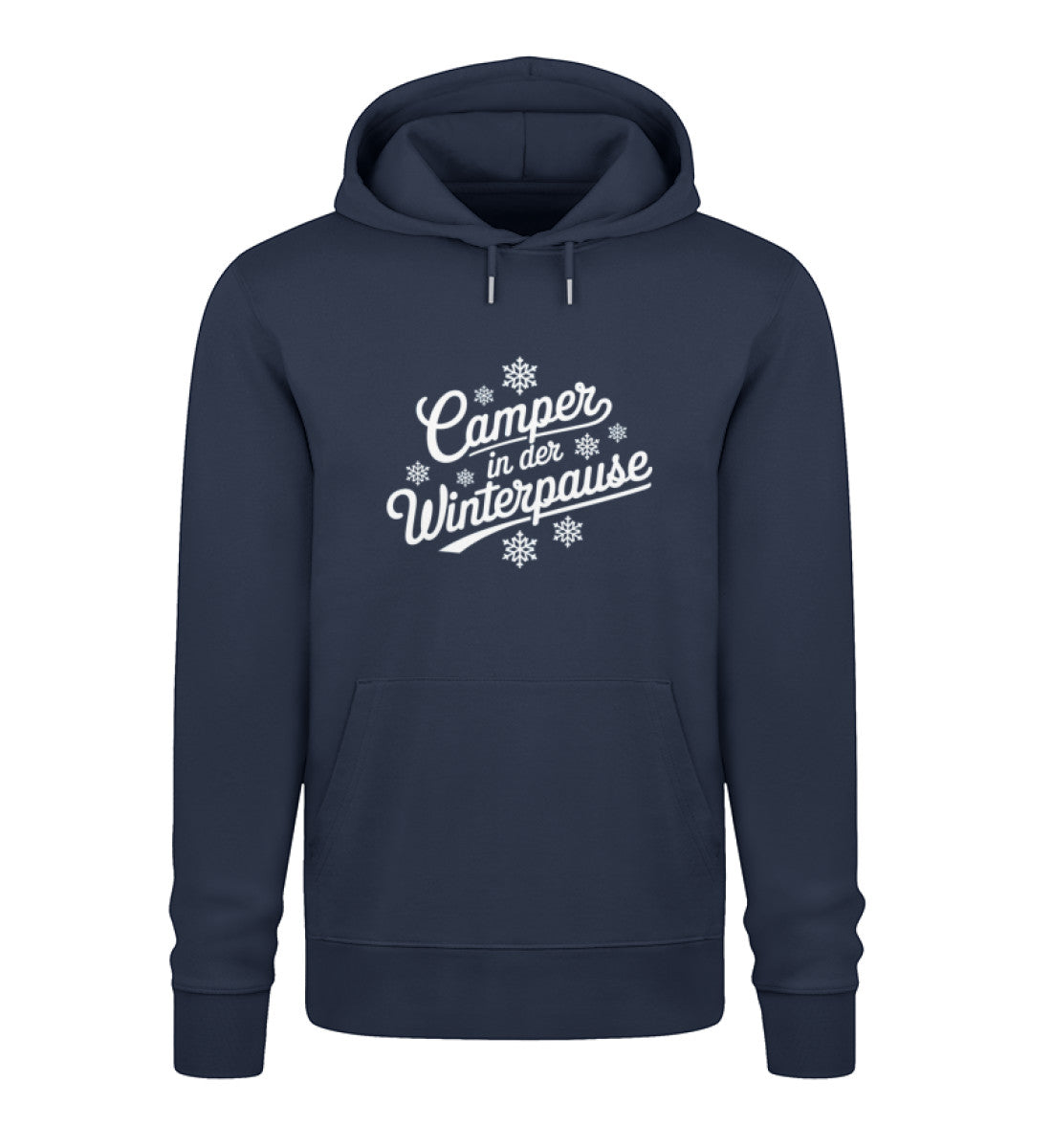 Camper im Winter - Damen Organic Hoodie - LazyDonkeyDesign 