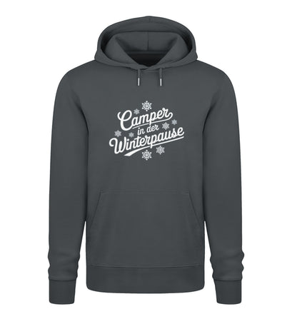 Camper im Winter - Damen Organic Hoodie - LazyDonkeyDesign 