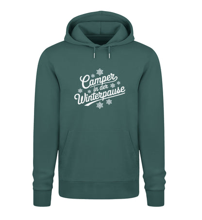 Camper im Winter - Damen Organic Hoodie - LazyDonkeyDesign 