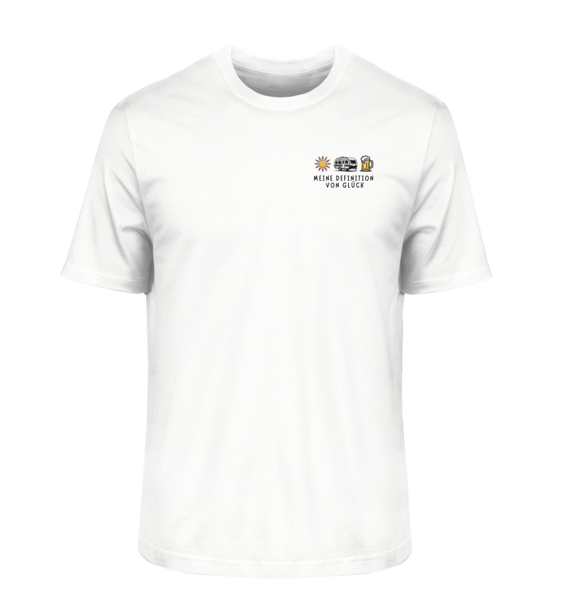 Definition von Glück - Herren Organic T-Shirt - Wohnwagen - LazyDonkeyDesign 