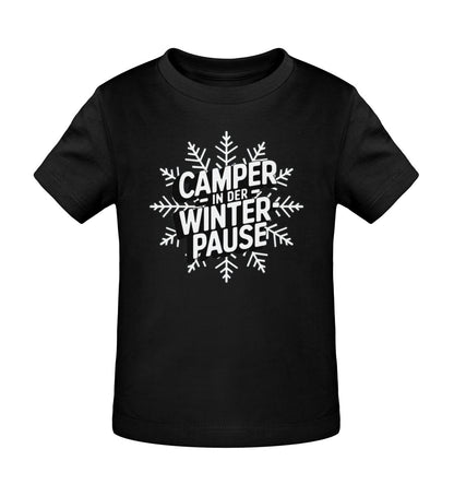 Camper in Winterpause - Baby Organic Shirt - LazyDonkeyDesign 