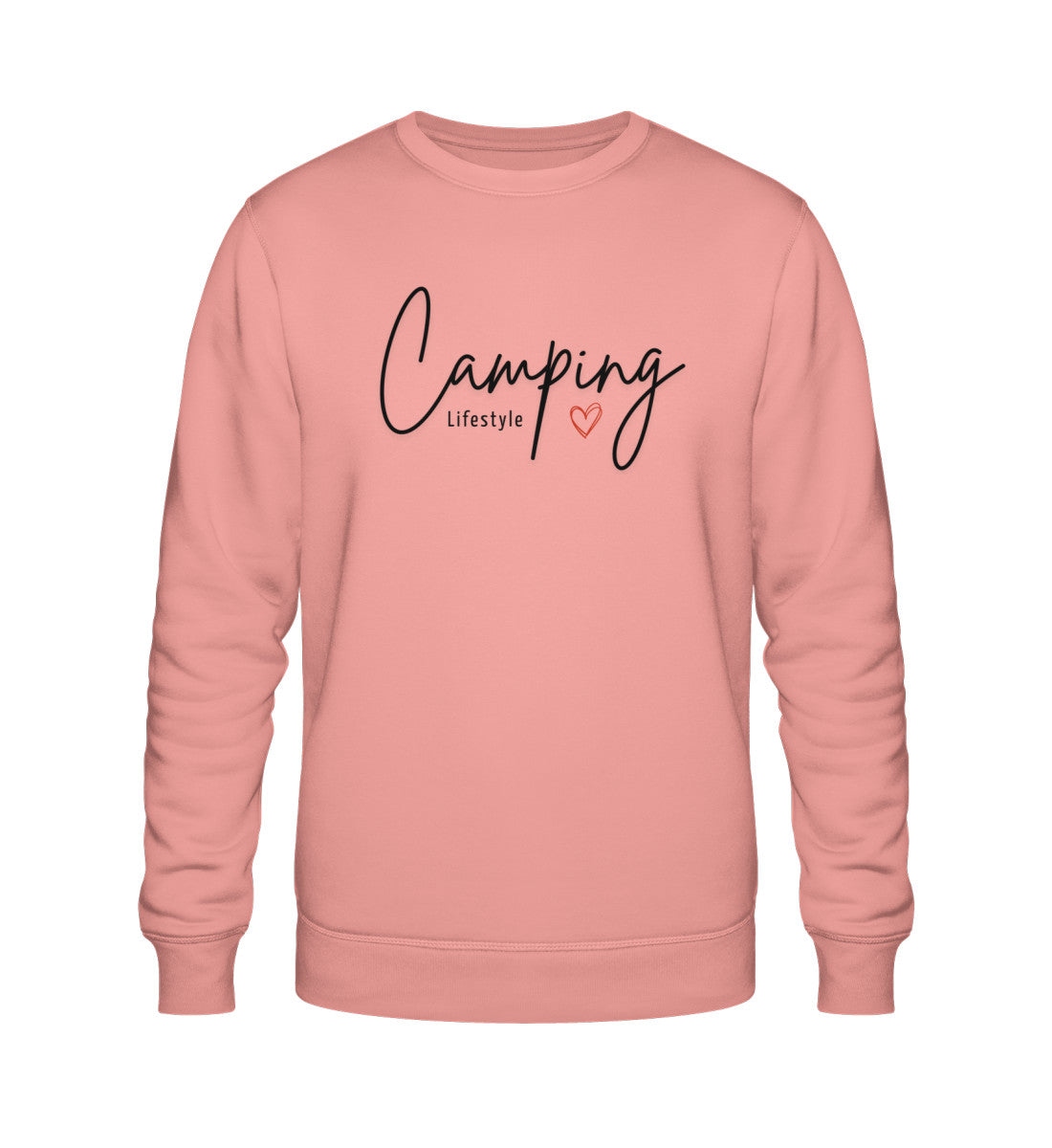 Camping Lifestyle Liebe - Damen Organic Sweatshirt - LazyDonkeyDesign 