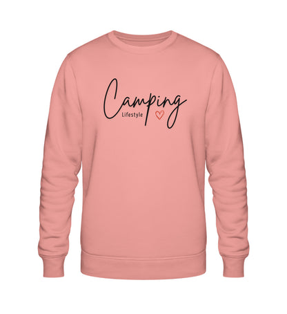 Camping Lifestyle Liebe - Damen Organic Sweatshirt - LazyDonkeyDesign 
