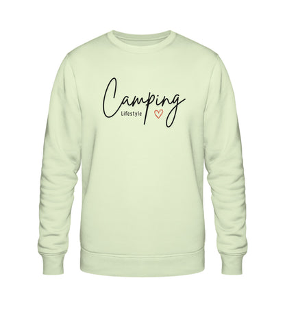 Camping Lifestyle Liebe - Damen Organic Sweatshirt - LazyDonkeyDesign 
