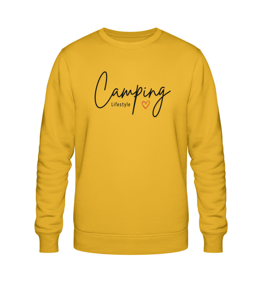 Camping Lifestyle Liebe - Damen Organic Sweatshirt - LazyDonkeyDesign 