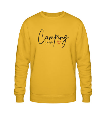Camping Lifestyle Liebe - Damen Organic Sweatshirt - LazyDonkeyDesign 