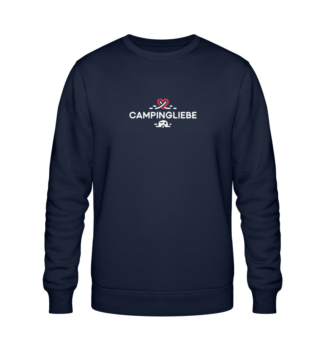 Wohnwagen Campingliebe - Damen Organic Sweatshirt - LazyDonkeyDesign 