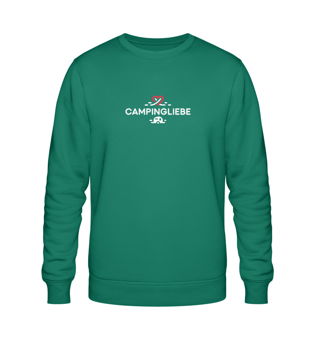 Wohnwagen Campingliebe - Damen Organic Sweatshirt - LazyDonkeyDesign 