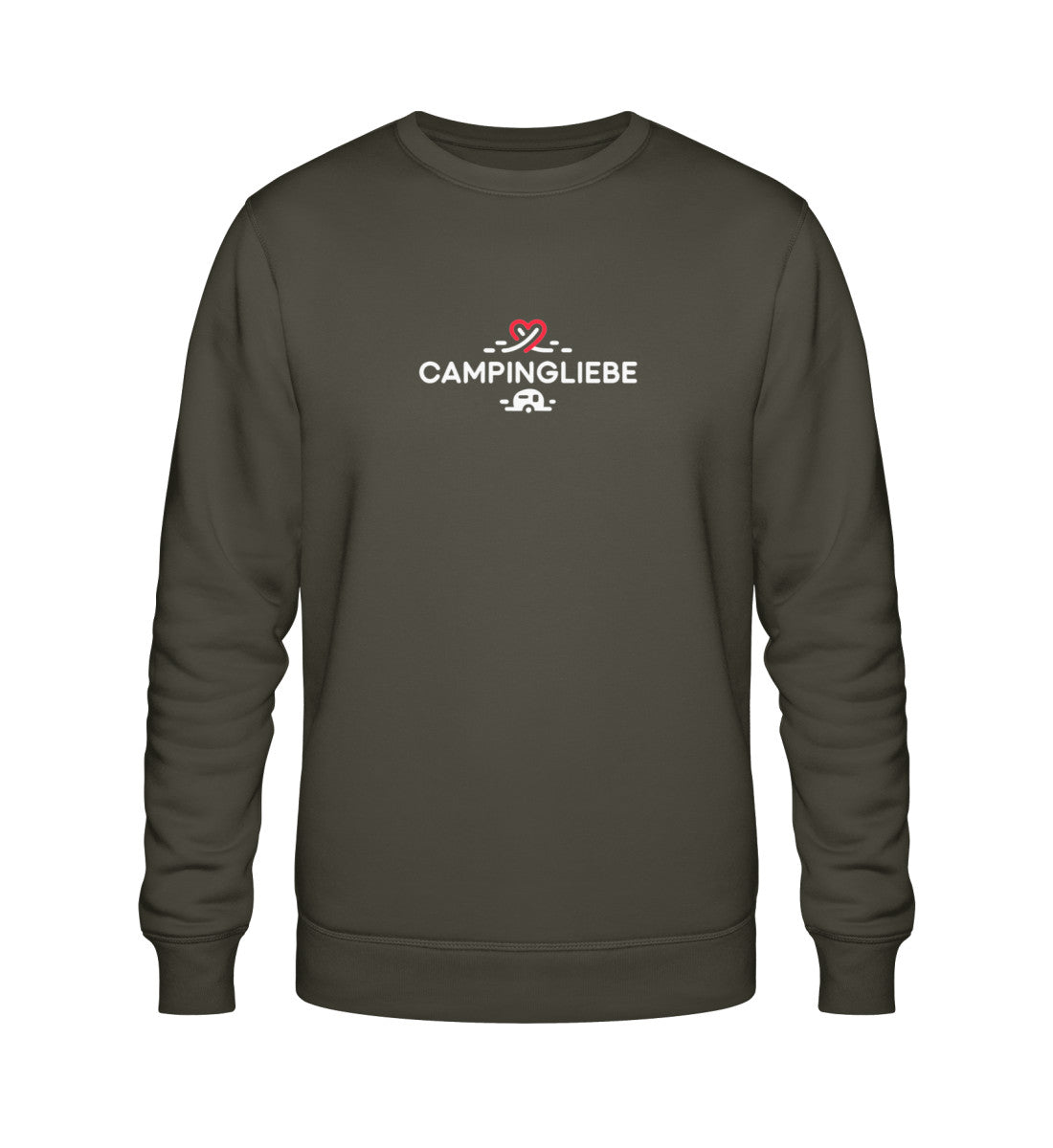 Wohnwagen Campingliebe - Damen Organic Sweatshirt - LazyDonkeyDesign 