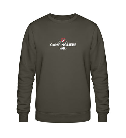 Wohnwagen Campingliebe - Damen Organic Sweatshirt - LazyDonkeyDesign 