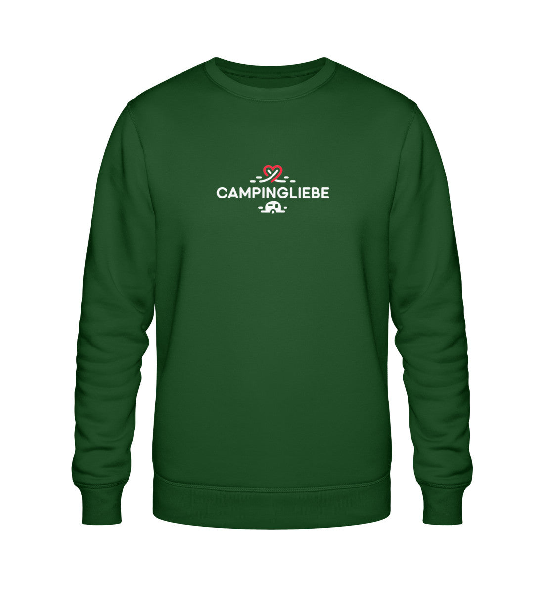 Wohnwagen Campingliebe - Damen Organic Sweatshirt - LazyDonkeyDesign 