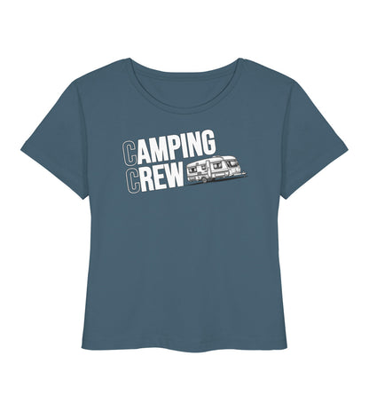 Wohnwagen Camping Crew - Damen Organic T-Shirt - LazyDonkeyDesign 