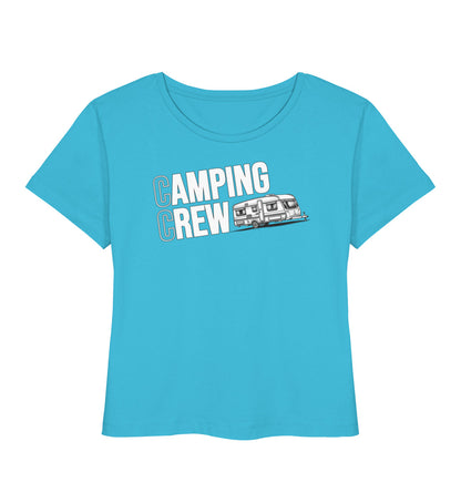 Wohnwagen Camping Crew - Damen Organic T-Shirt - LazyDonkeyDesign 