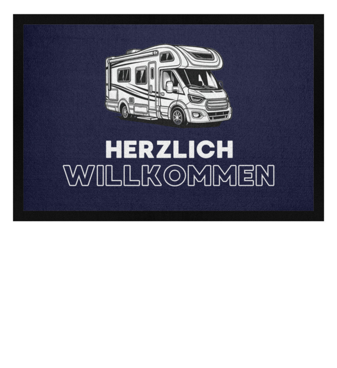 Herzlich Willkommen im Wohnmobil - Camping Fußmatte - LazyDonkeyDesign 