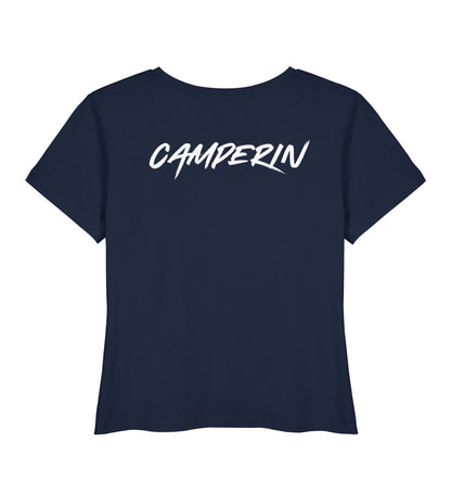 Camperin - Damen Organic T-Shirt - Rückenmotiv - LazyDonkeyDesign 