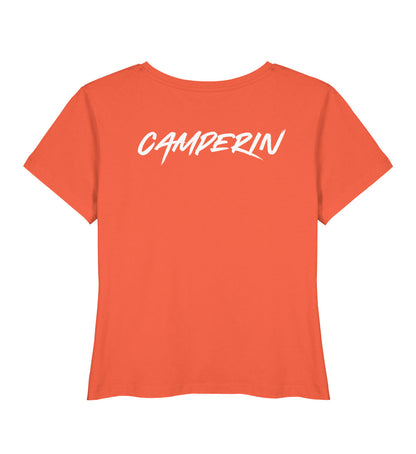 Camperin - Damen Organic T-Shirt - Rückenmotiv - LazyDonkeyDesign 