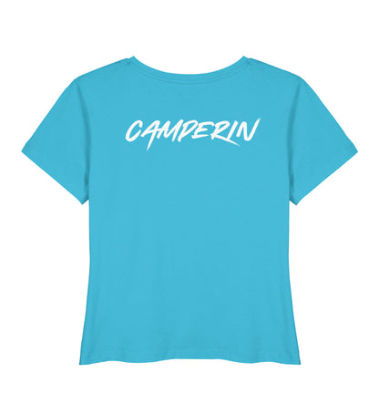 Camperin - Damen Organic T-Shirt - Rückenmotiv - LazyDonkeyDesign 