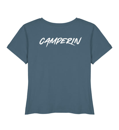 Camperin - Damen Organic T-Shirt - Rückenmotiv - LazyDonkeyDesign 