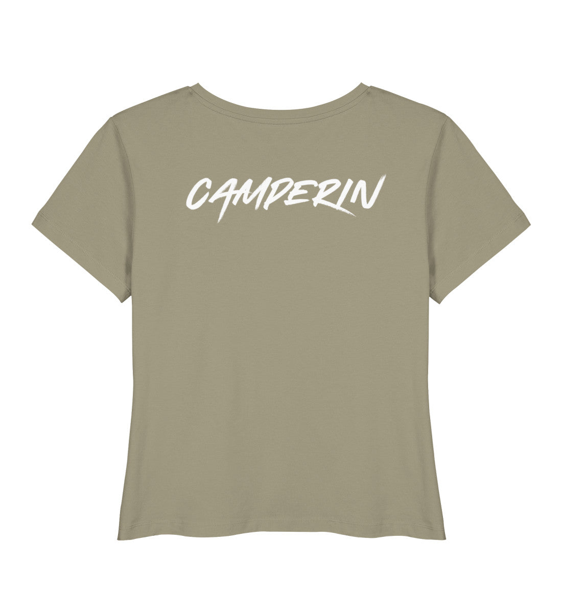 Camperin - Damen Organic T-Shirt - Rückenmotiv - LazyDonkeyDesign 