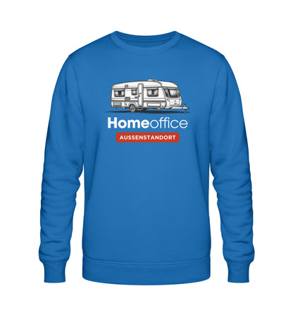 Wohnwagen Homeoffice - Herren Organic Sweatshirt - LazyDonkeyDesign 
