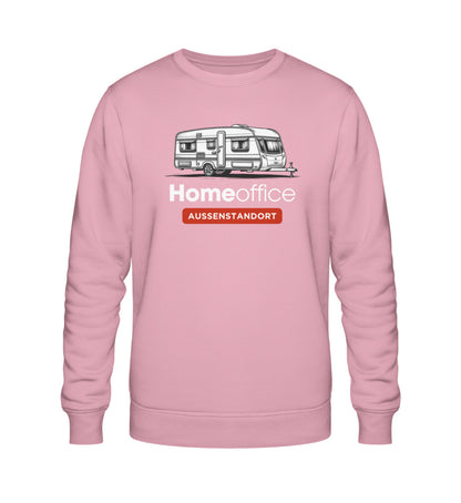 Wohnwagen Homeoffice - Herren Organic Sweatshirt - LazyDonkeyDesign 