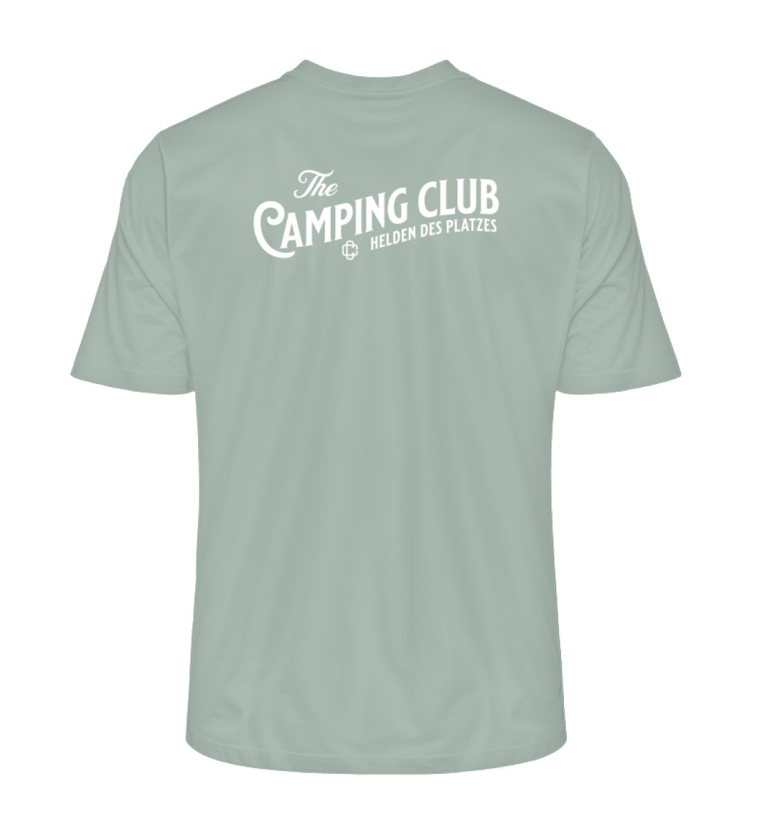 Vintage Camping Club - Herren Organic Shirt - Rückendruck - LazyDonkeyDesign 