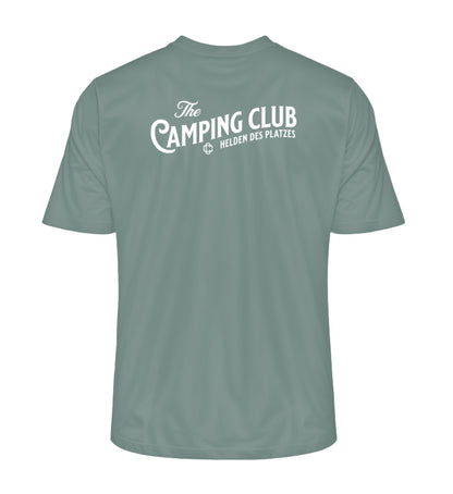 Vintage Camping Club - Herren Organic Shirt - Rückendruck - LazyDonkeyDesign 
