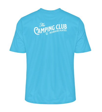 Vintage Camping Club - Herren Organic Shirt - Rückendruck - LazyDonkeyDesign 