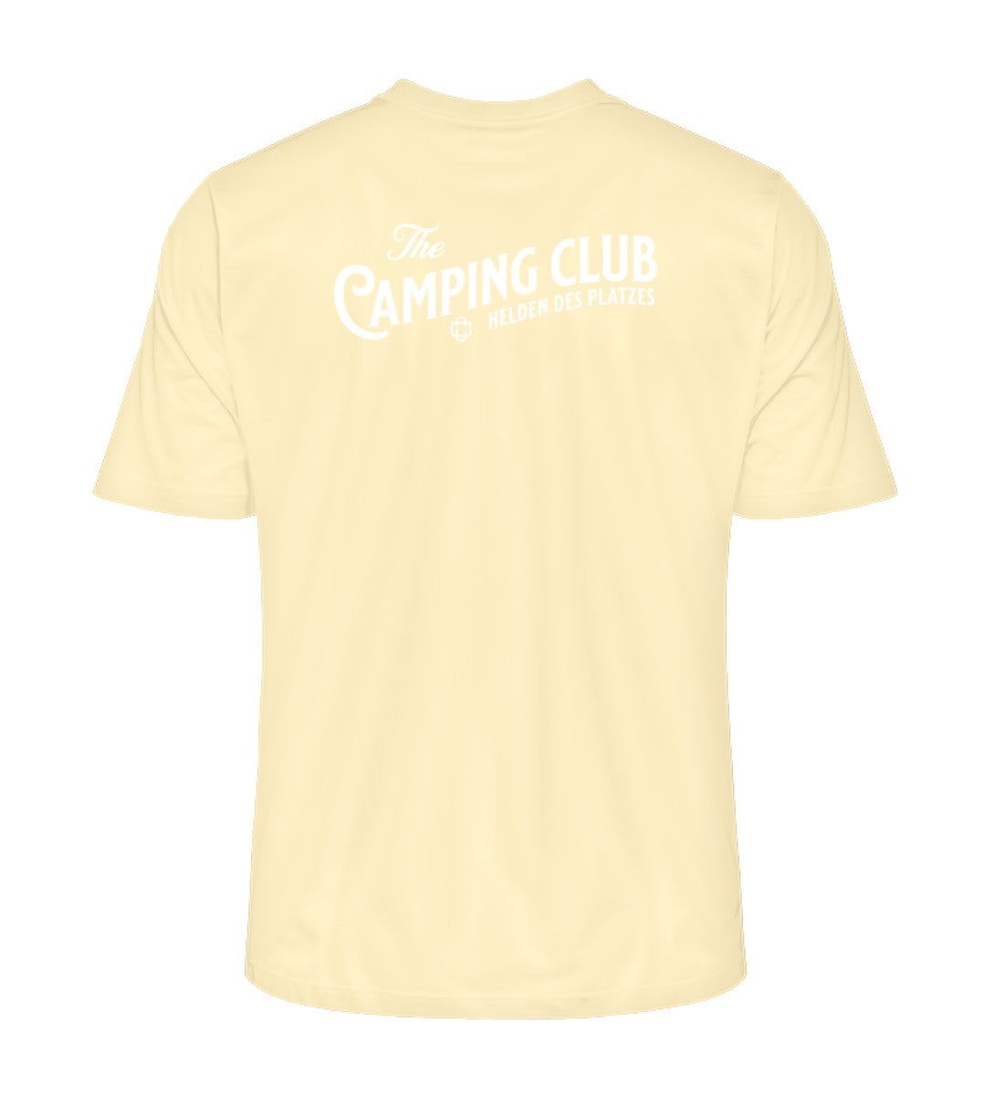 Vintage Camping Club - Herren Organic Shirt - Rückendruck - LazyDonkeyDesign 