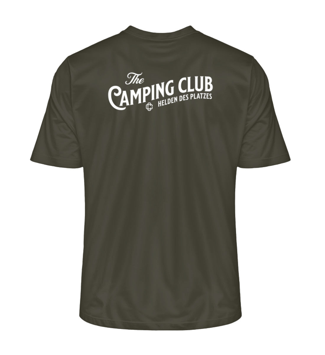 Vintage Camping Club - Herren Organic Shirt - Rückendruck - LazyDonkeyDesign 