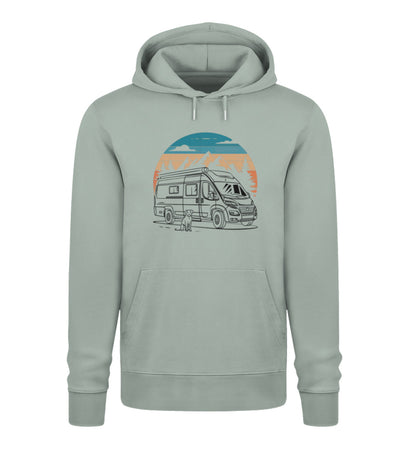 Vanlife mit Hund - Damen Organic Hoodie - LazyDonkeyDesign 