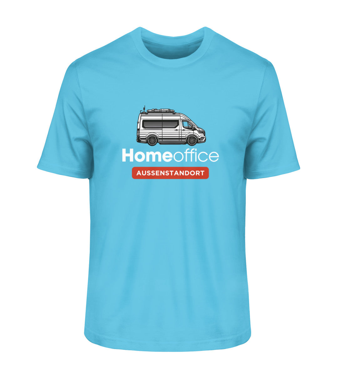 Vanlife Homeoffice - Herren Organic Shirt - LazyDonkeyDesign 