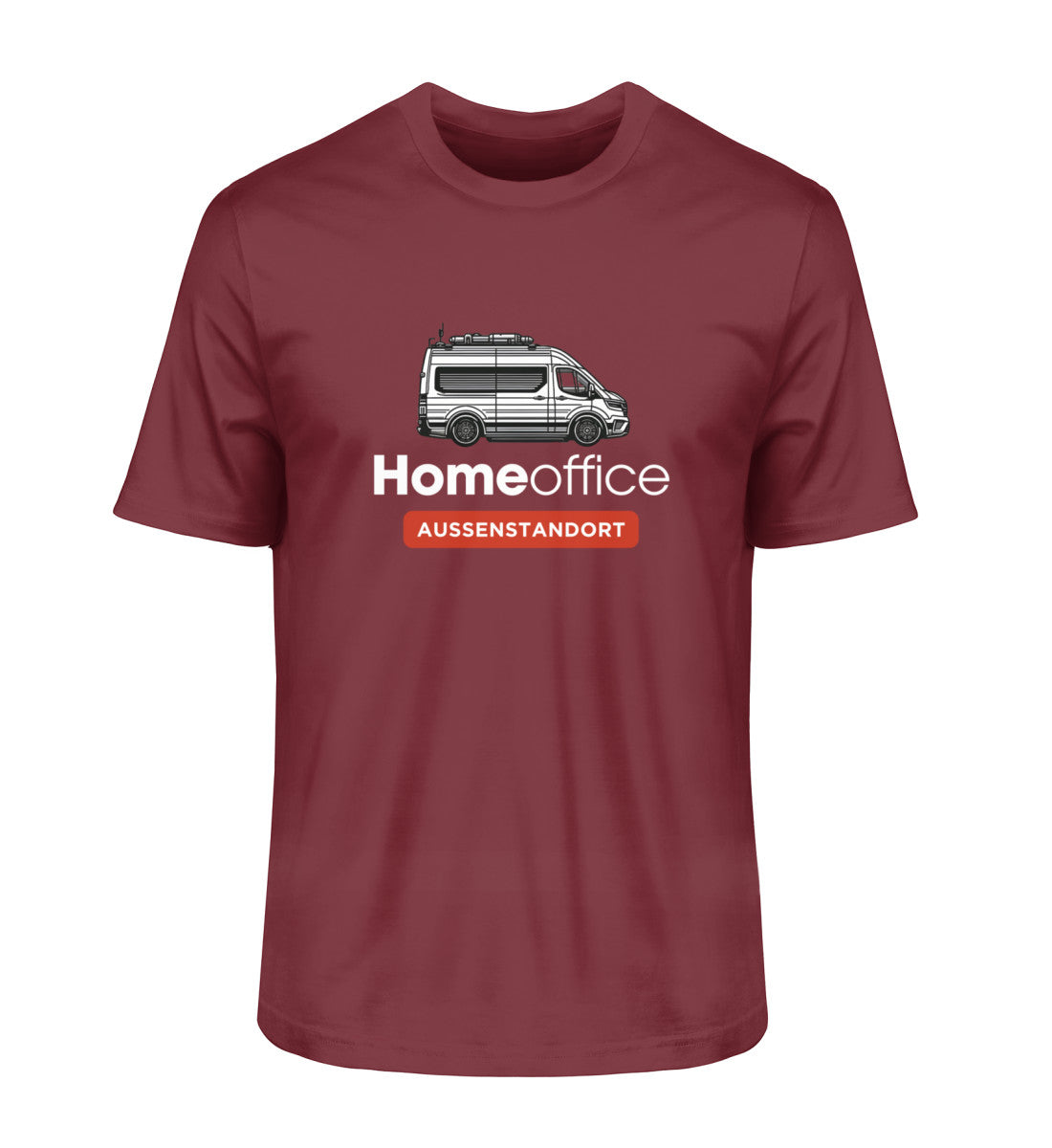 Vanlife Homeoffice - Herren Organic Shirt - LazyDonkeyDesign 