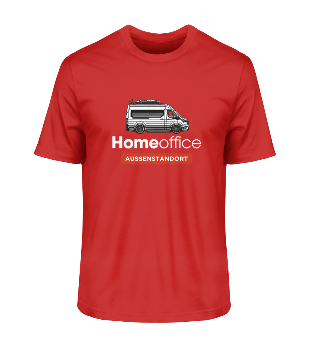 Vanlife Homeoffice - Herren Organic Shirt - LazyDonkeyDesign 