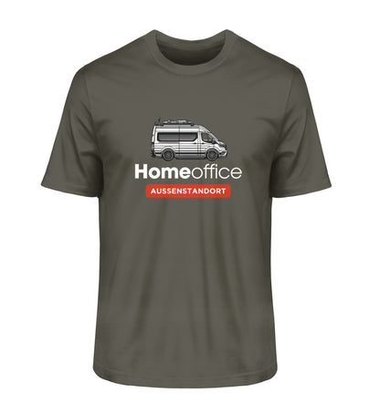 Vanlife Homeoffice - Herren Organic Shirt - LazyDonkeyDesign 