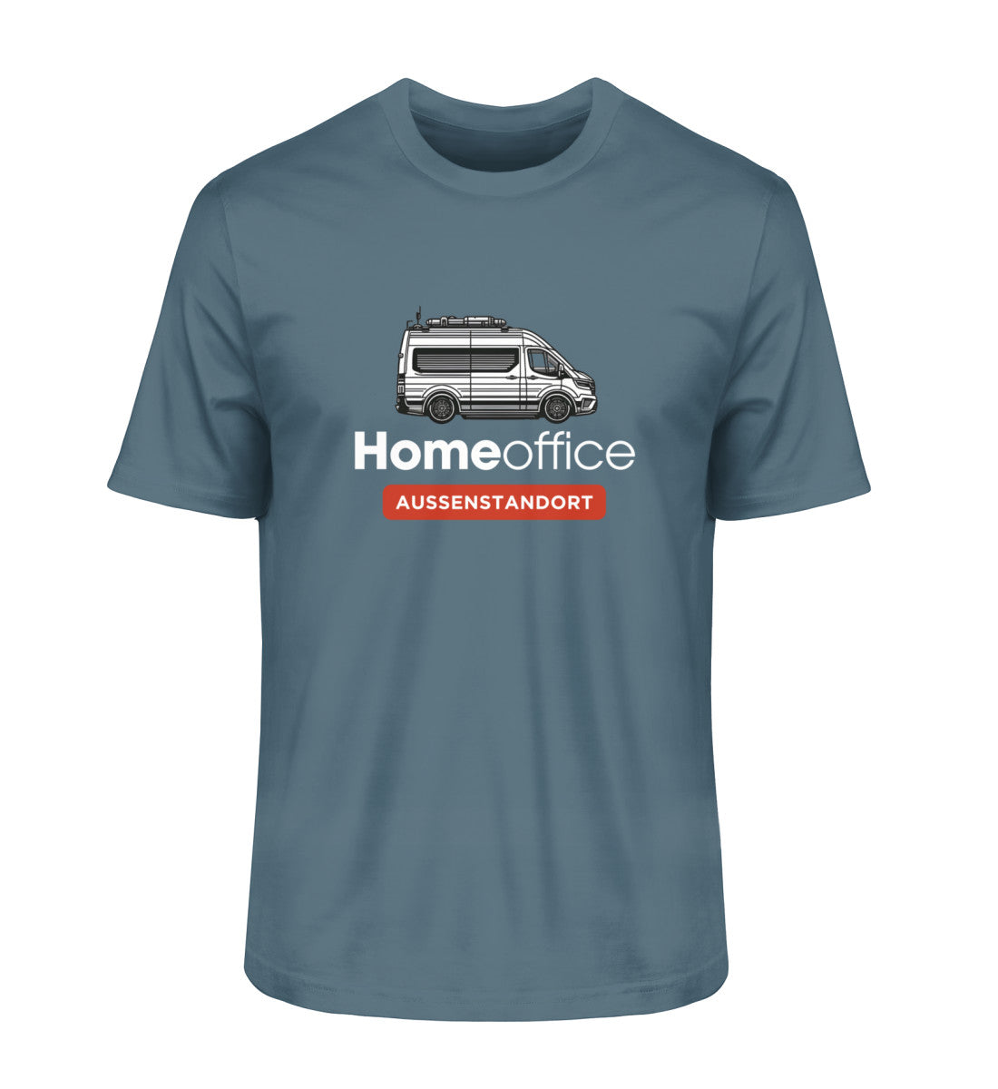Vanlife Homeoffice - Herren Organic Shirt - LazyDonkeyDesign 
