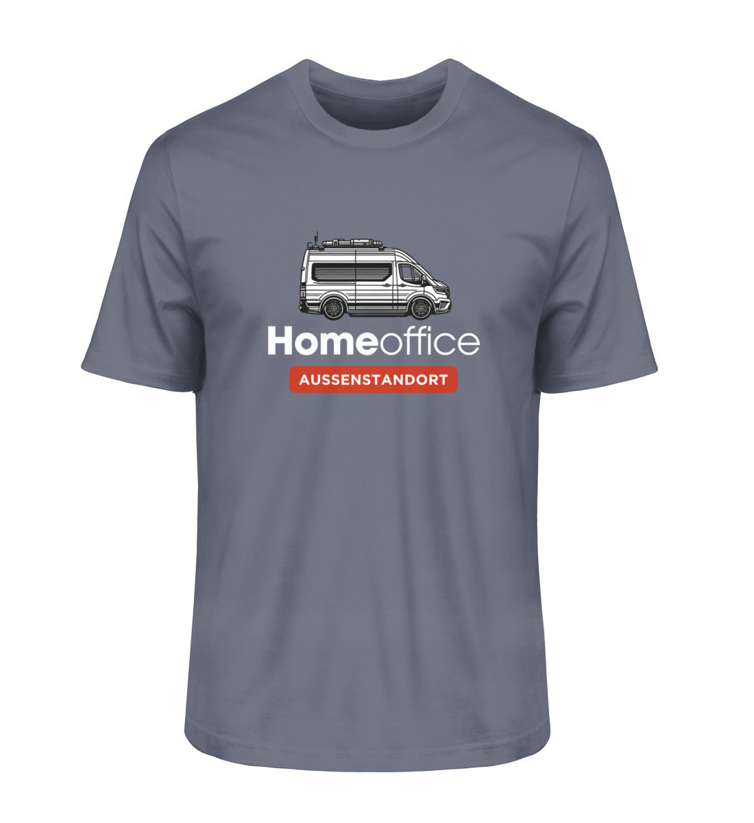Vanlife Homeoffice - Herren Organic Shirt - LazyDonkeyDesign 