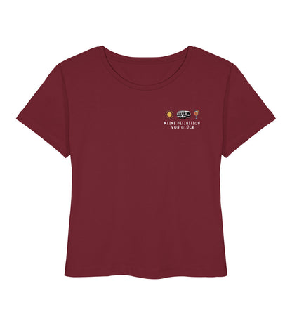 Definition von Glück - Damen Organic T-Shirt - Wohnwagen - LazyDonkeyDesign 