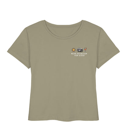 Definition von Glück - Damen Organic T-Shirt - Wohnwagen - LazyDonkeyDesign 