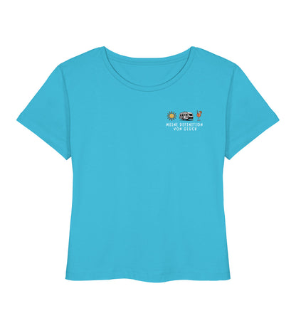 Definition von Glück - Damen Organic T-Shirt - Wohnwagen - LazyDonkeyDesign 