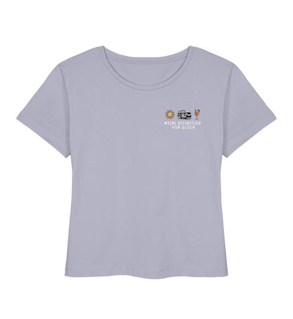 Definition von Glück - Damen Organic T-Shirt - Wohnwagen - LazyDonkeyDesign 