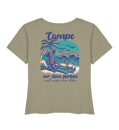 Campe Jetzt - Damen Organic T-Shirt - LazyDonkeyDesign 