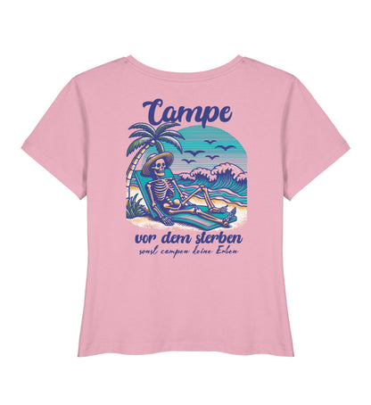 Campe Jetzt - Damen Organic T-Shirt - LazyDonkeyDesign 