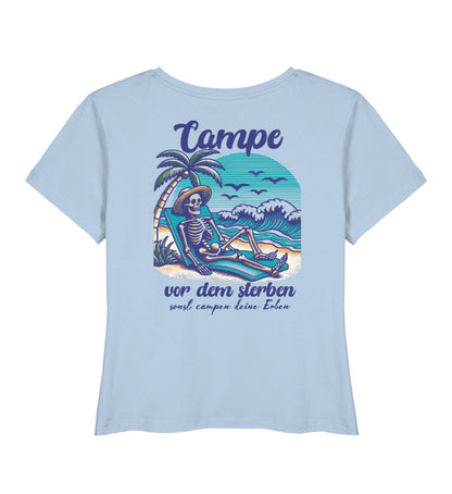 Campe Jetzt - Damen Organic T-Shirt - LazyDonkeyDesign 
