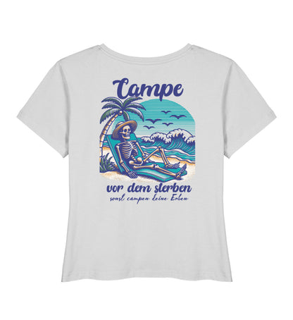 Campe Jetzt - Damen Organic T-Shirt - LazyDonkeyDesign 
