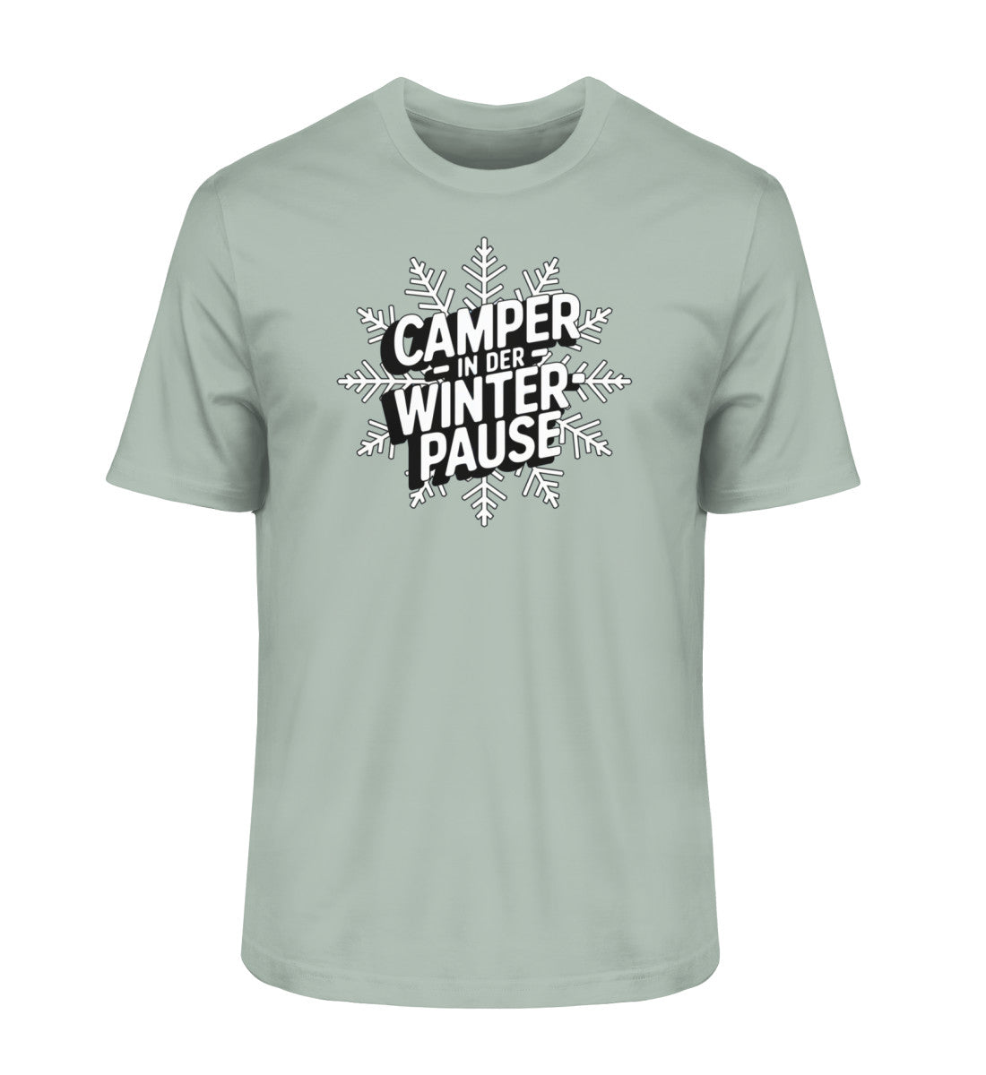 Camper in Winterpause - Herren Organic Shirt - LazyDonkeyDesign 
