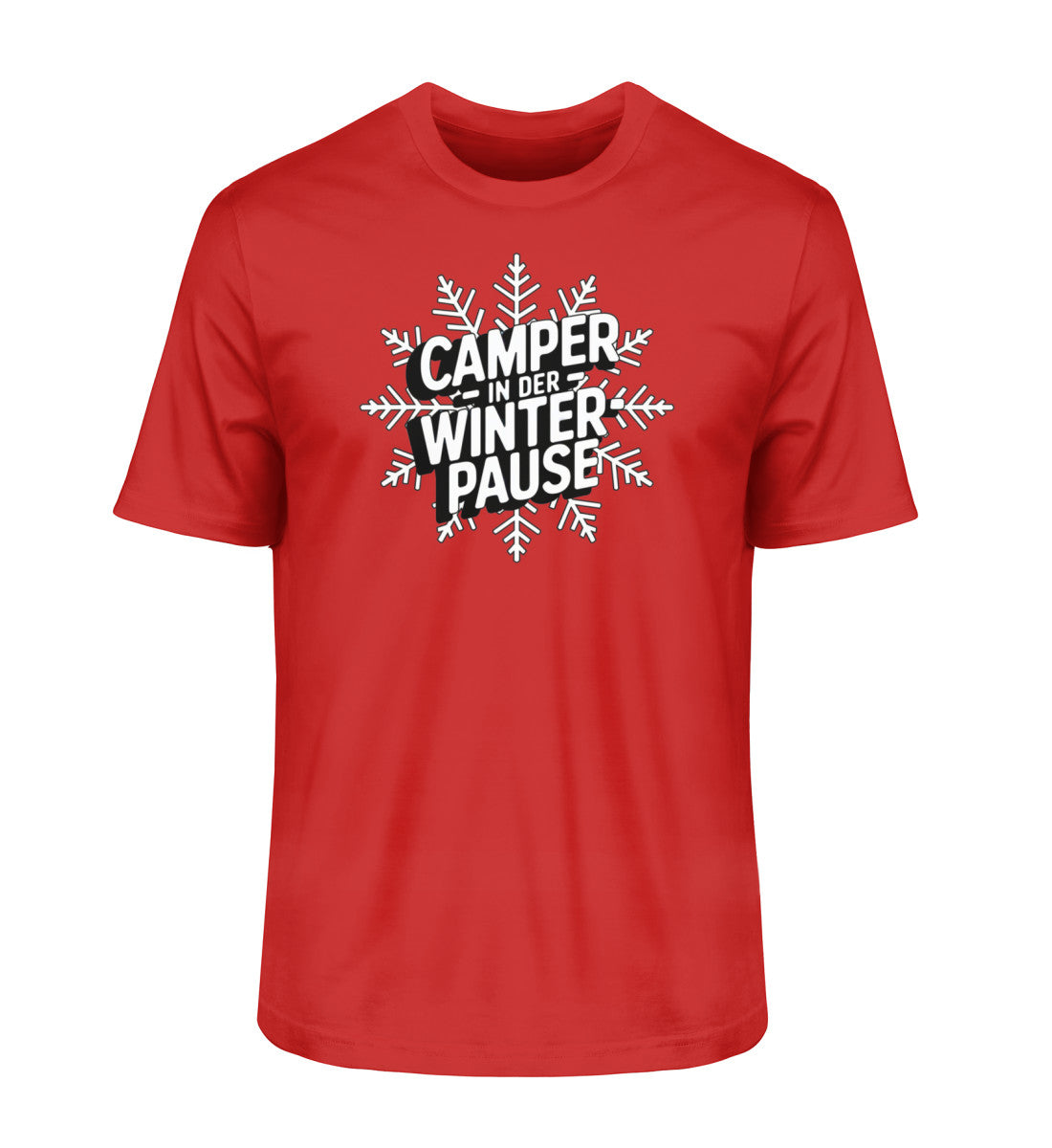 Camper in Winterpause - Herren Organic Shirt - LazyDonkeyDesign 