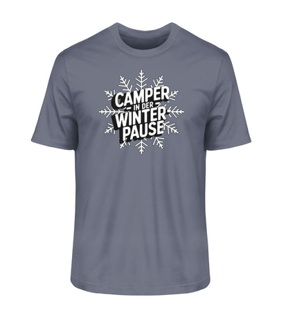 Camper in Winterpause - Herren Organic Shirt - LazyDonkeyDesign 
