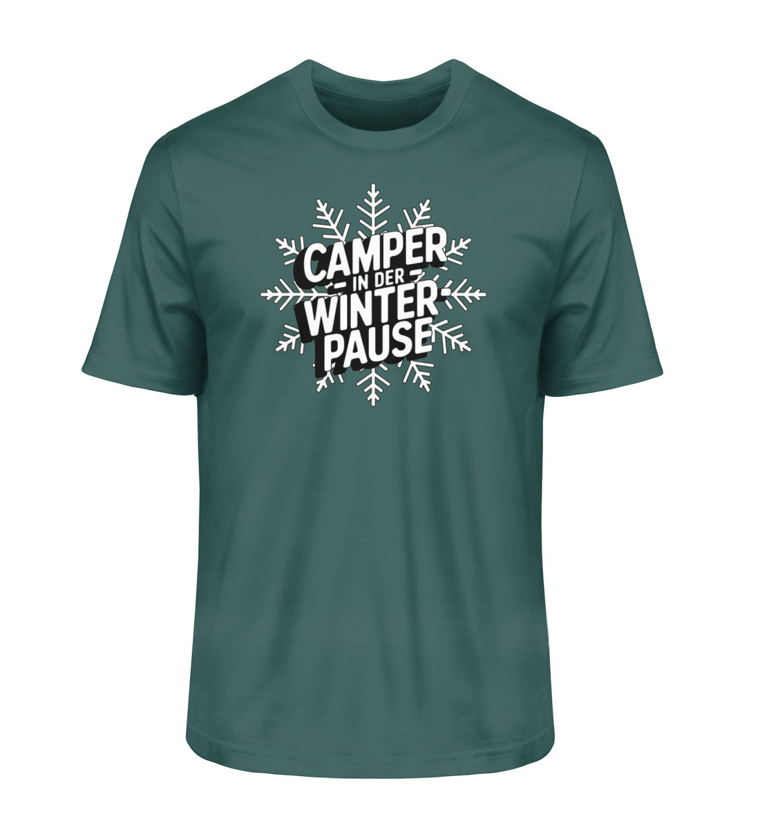 Camper in Winterpause - Herren Organic Shirt - LazyDonkeyDesign 
