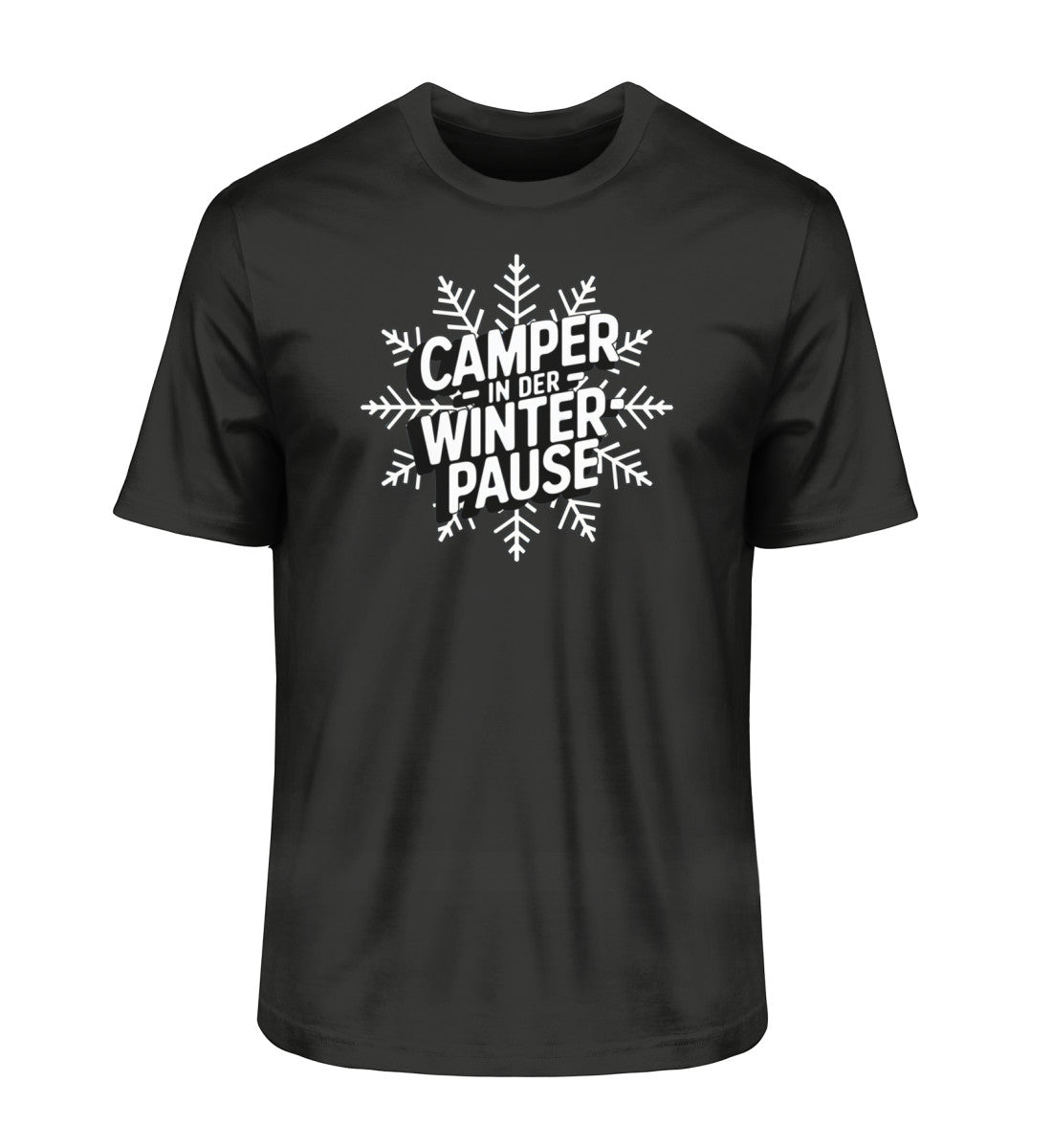 Camper in Winterpause - Herren Organic Shirt - LazyDonkeyDesign 
